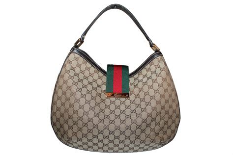 gucci brown handbag|authentic gucci hobo bag.